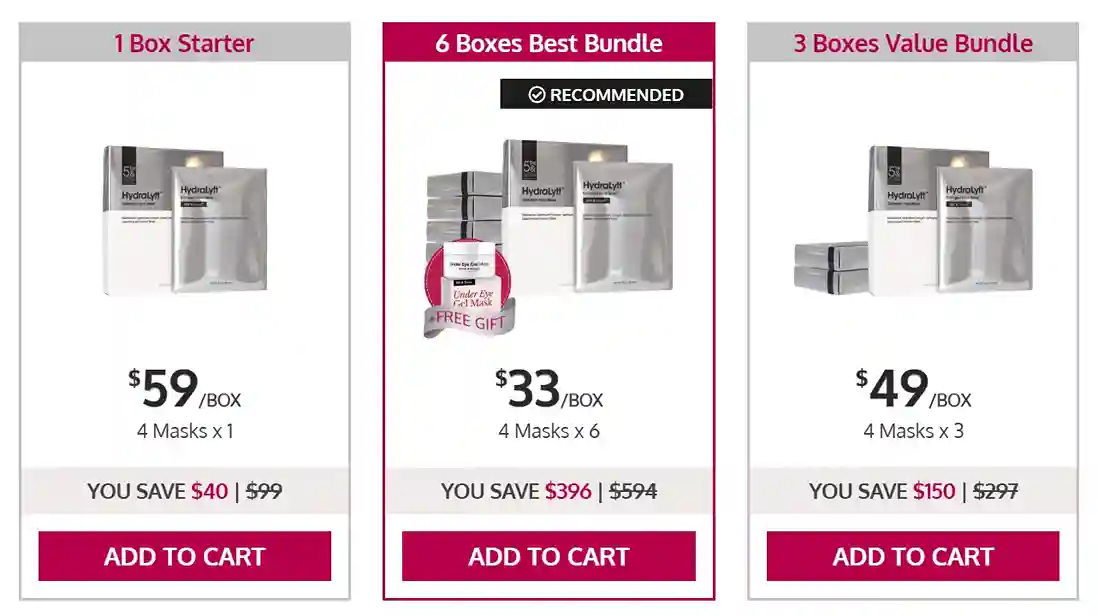 HydraLyft Face Mask HydraLyft Face Mask price